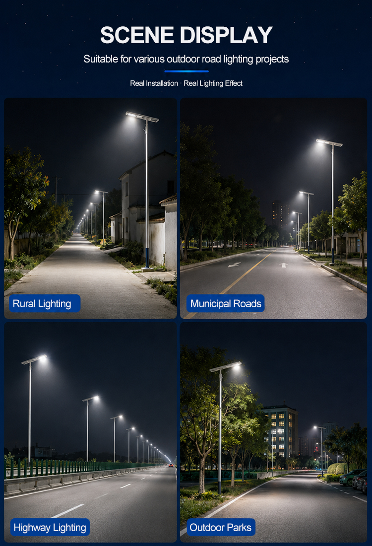 TL All in one solar street light detail