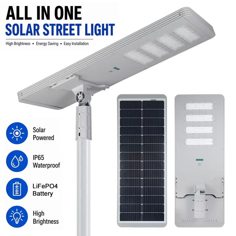 TR408 All in one solar street light detail