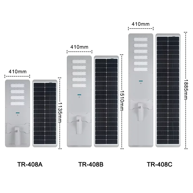 TR408 All in one solar street light detail