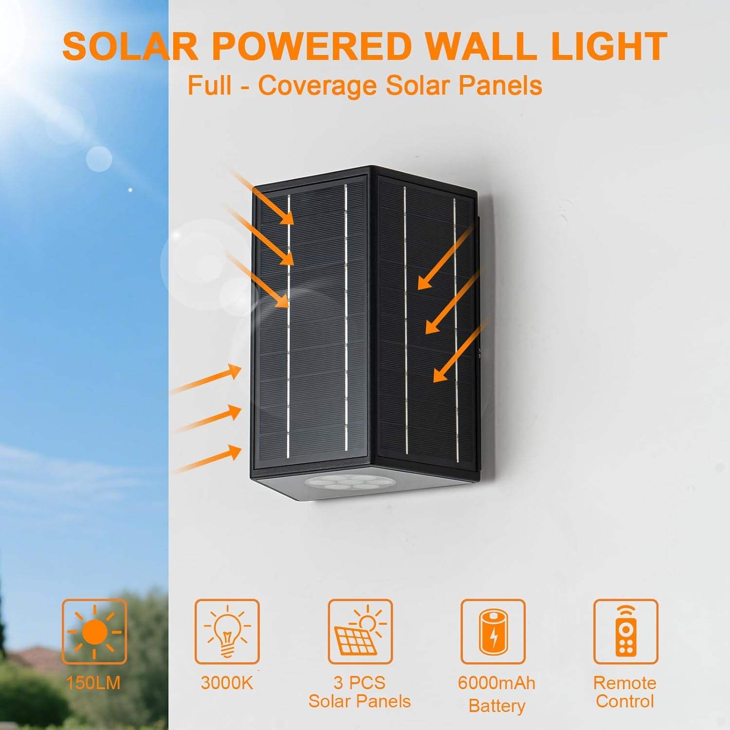 TX-07 Solar wall light thumbnail 5