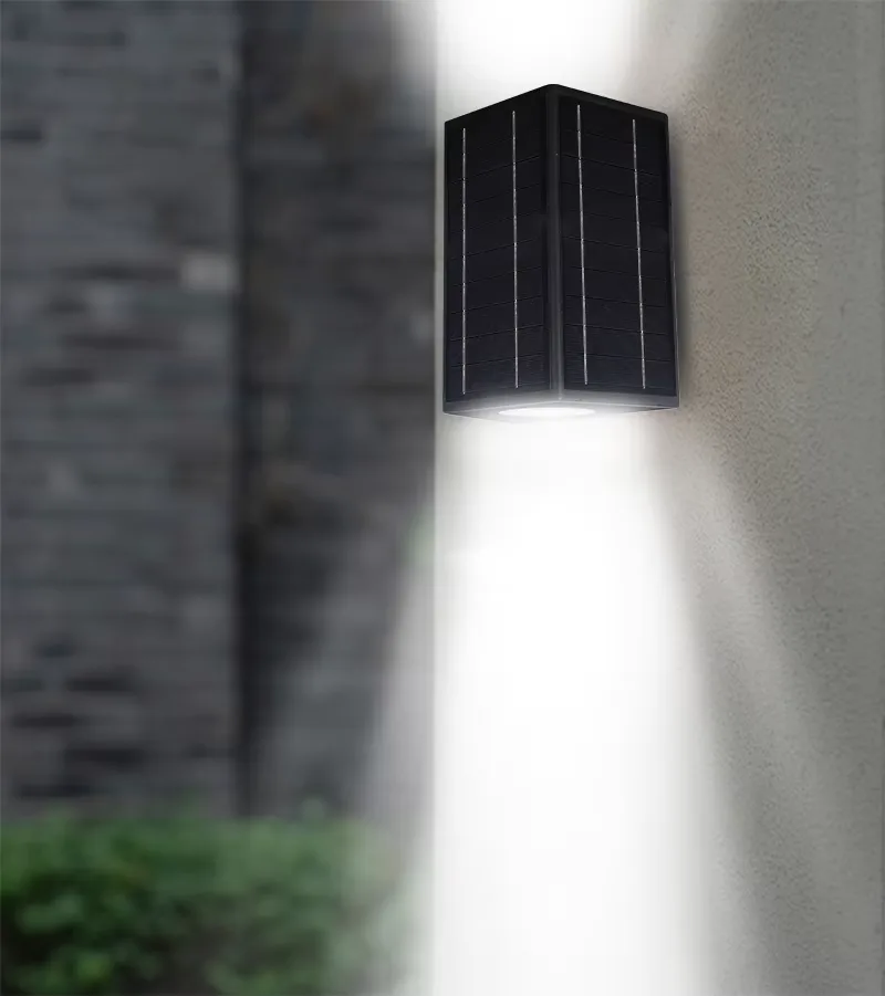 TX-07 Solar wall light detail